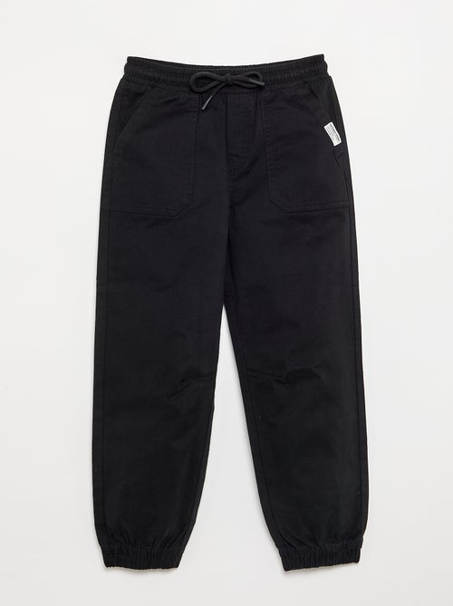 Pantalon de jogging en twill - coupe confortable - Kiabi Pantalon de jogging en twill - coupe confortable - Kiabi