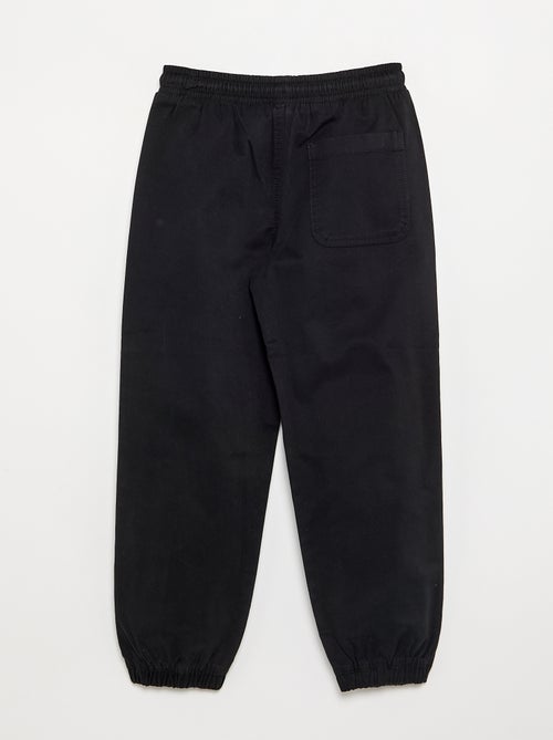 Pantalon de jogging en twill - coupe confortable - Kiabi Pantalon de jogging en twill - coupe confortable - Kiabi