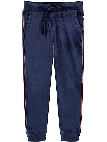 Pantalon de jogging enfant 94% polyester 6% élasthanne cordon poches - vidaxl