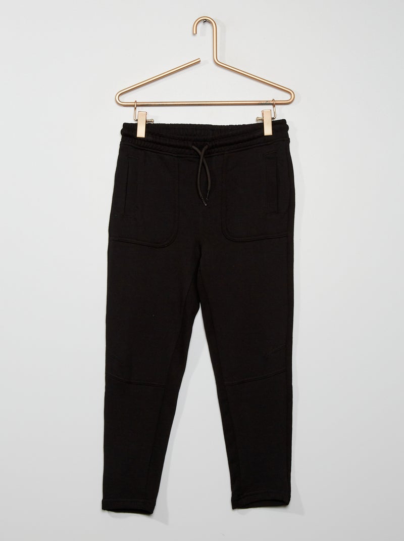 Pantalon de jogging Enfant rond noir - Kiabi