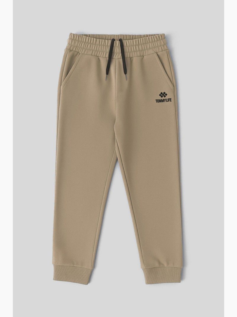 Pantalon de jogging enfant tommy Beige argile - Kiabi
