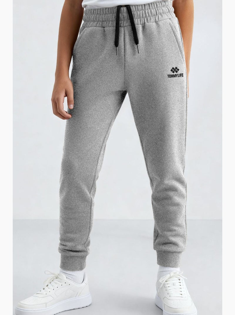 Pantalon de jogging enfant tommy Gris clair - Kiabi