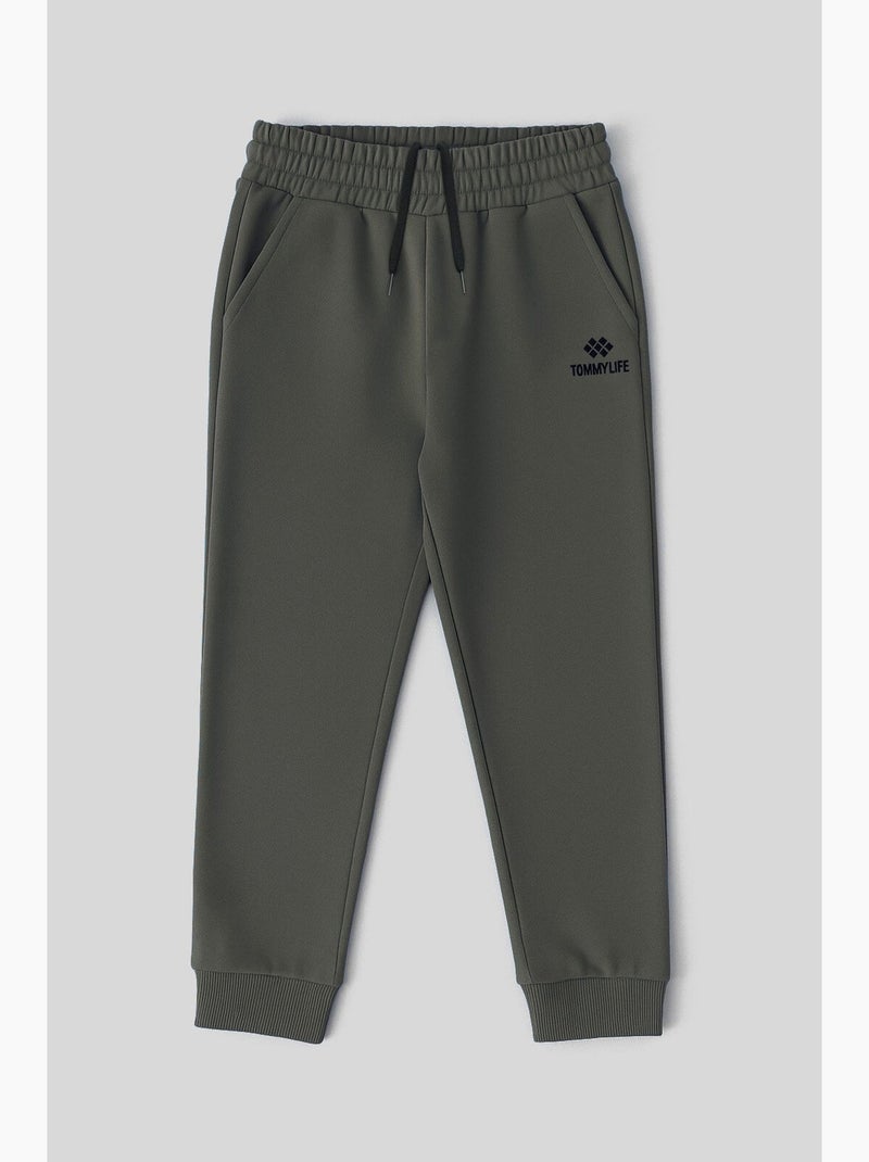 Pantalon de jogging enfant tommy Kaki - Kiabi