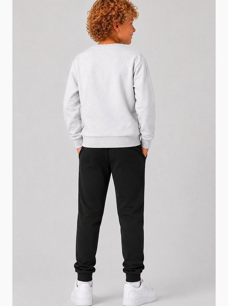 Pantalon de jogging enfant tommy Noir - Kiabi