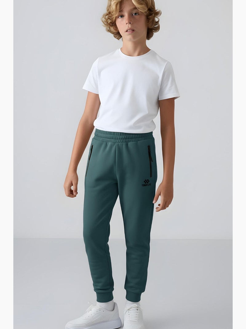 Pantalon de jogging enfant tommy Vert foncé - Kiabi