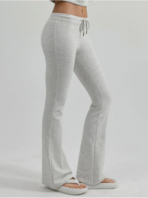 Pantalon de jogging évasé taille mi-haute avec cordon busem - Kiabi