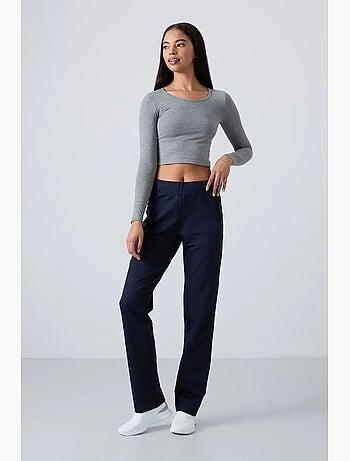 Pantalon de jogging femme à jambe droite tommy