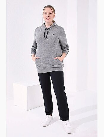 Pantalon de jogging femme à jambe droite tommy