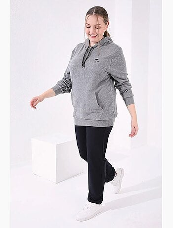 Pantalon de jogging femme à jambe droite tommy