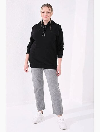 Pantalon de jogging femme à jambe droite tommy