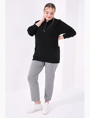Pantalon de jogging femme à jambe droite tommy