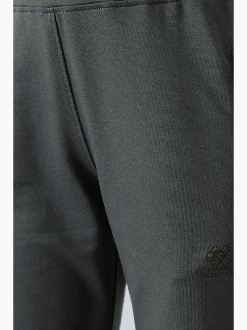 Pantalon de jogging femme à jambe droite tommy Kaki - Kiabi