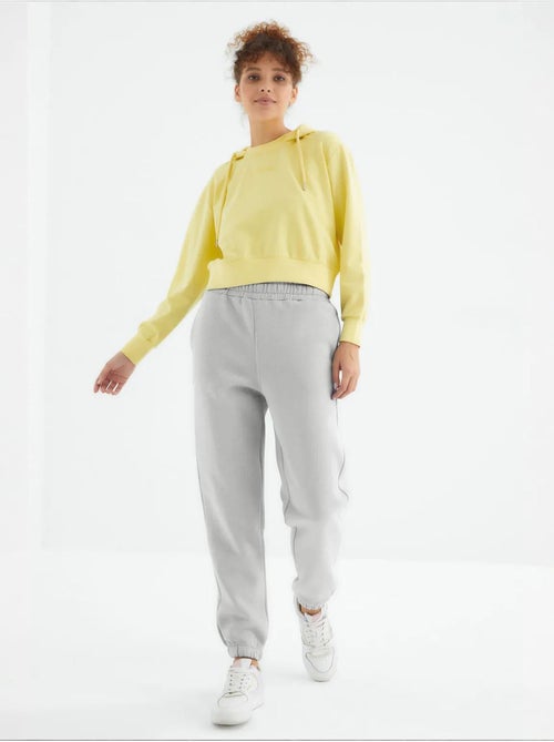 Pantalon de jogging femme à taille haute tommy - Kiabi Pantalon de jogging femme à taille haute tommy - Kiabi
