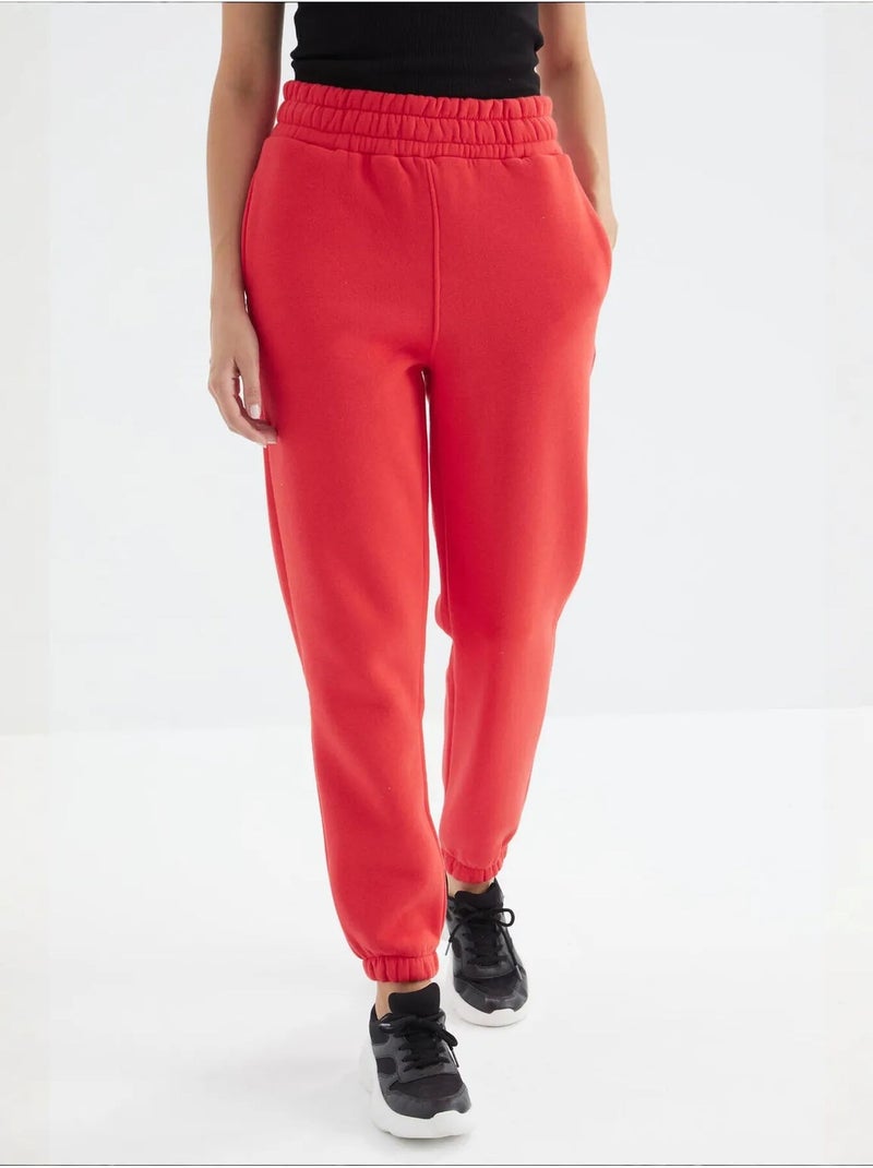 Pantalon de jogging femme à taille haute tommy Rouge - Kiabi