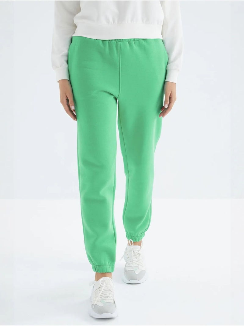 Pantalon de jogging femme à taille haute tommy Vert - Kiabi