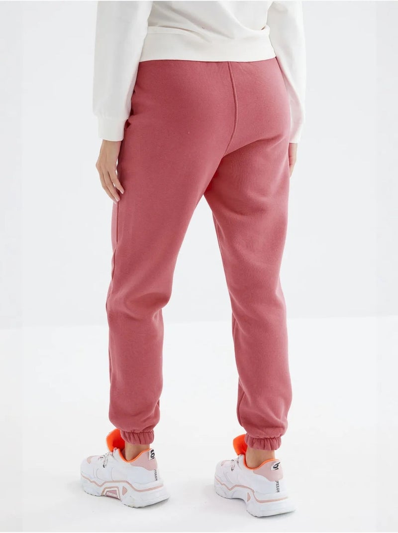 Pantalon de jogging femme à taille haute tommy Vieux rose - Kiabi