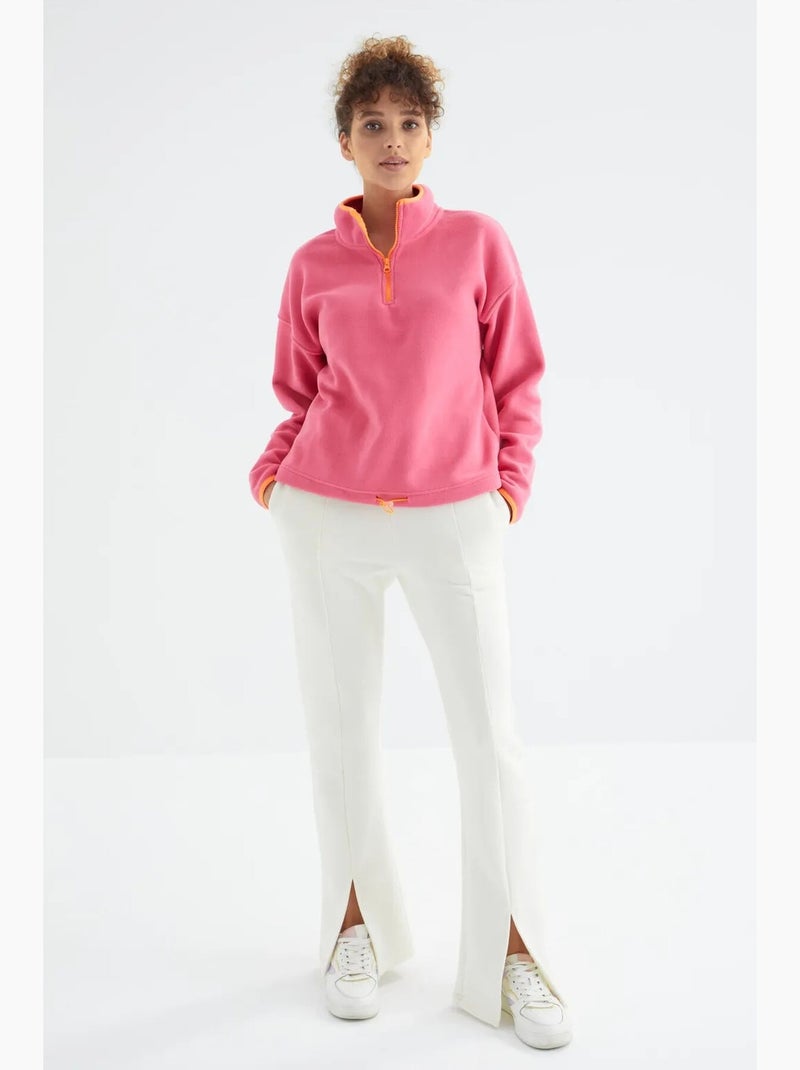 Pantalon de jogging femme coupe décontractée jambe droite tommy Blanc cassé - Kiabi