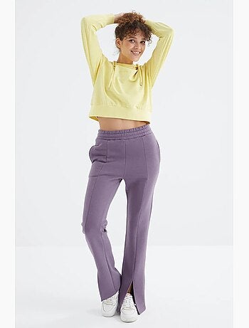 Pantalon de jogging femme coupe décontractée jambe droite tommy