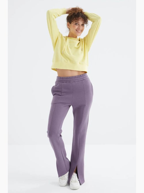 Pantalon de jogging femme coupe décontractée jambe droite tommy - Kiabi Pantalon de jogging femme coupe décontractée jambe droite tommy - Kiabi