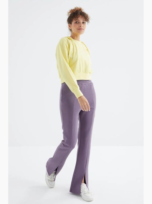 Pantalon de jogging femme coupe décontractée jambe droite tommy - Kiabi Pantalon de jogging femme coupe décontractée jambe droite tommy - Kiabi