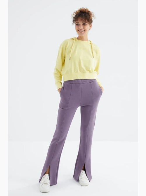 Pantalon de jogging femme coupe décontractée jambe droite tommy - Kiabi Pantalon de jogging femme coupe décontractée jambe droite tommy - Kiabi