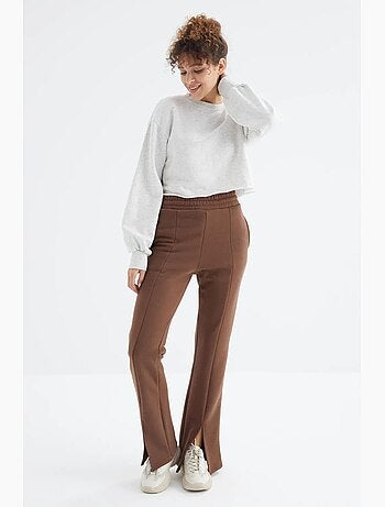 Pantalon de jogging femme coupe décontractée jambe droite tommy