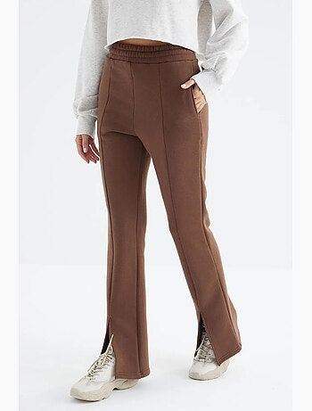 Pantalon de jogging femme coupe décontractée jambe droite tommy