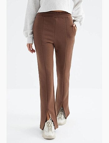 Pantalon de jogging femme coupe décontractée jambe droite tommy