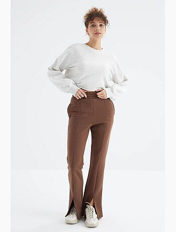 Pantalon de jogging femme coupe décontractée jambe droite tommy
