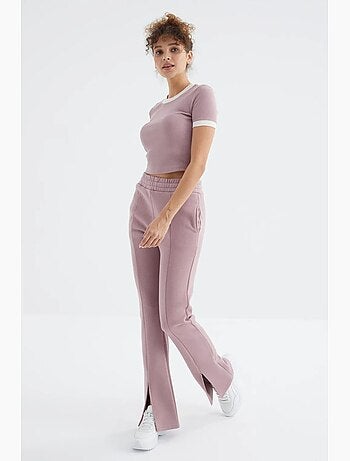 Pantalon de jogging femme coupe décontractée jambe droite tommy