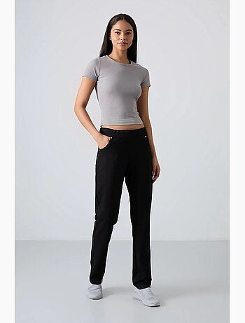 Pantalon de jogging femme coupe droite ample tommy