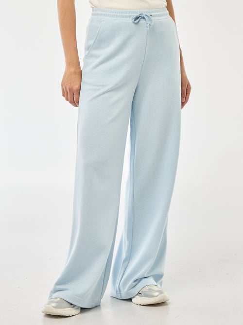 Pantalon de jogging femme en maille lourde à taille élastiquée - Kiabi Pantalon de jogging femme en maille lourde à taille élastiquée - Kiabi