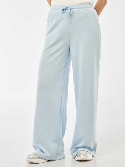 Pantalon de jogging femme en maille lourde à taille élastiquée - Kiabi Pantalon de jogging femme en maille lourde à taille élastiquée - Kiabi