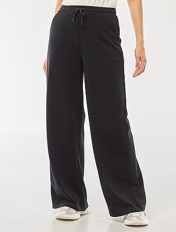 Pantalon de jogging femme en maille lourde à taille élastiquée
