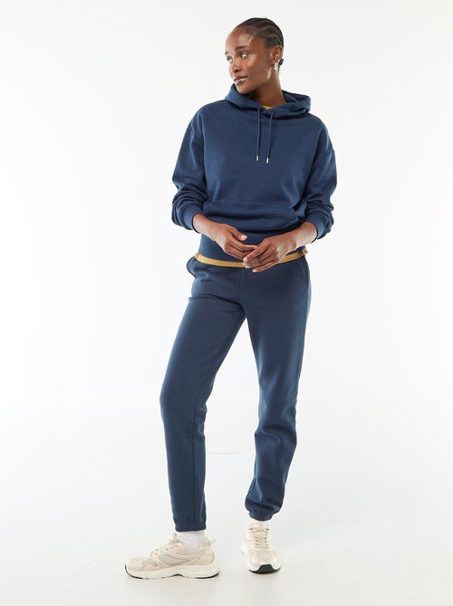 Pantalon de jogging femme en maille lourde - Kiabi