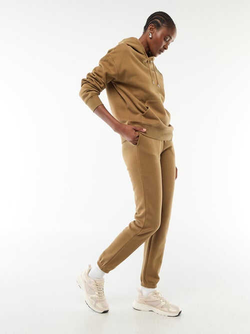 Pantalon de jogging femme en maille lourde - Kiabi