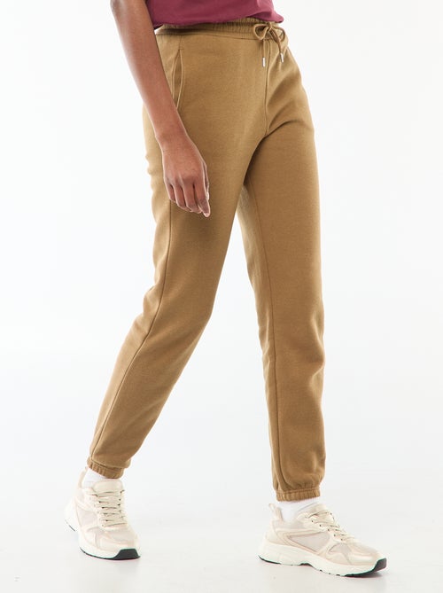 Pantalon de jogging femme en maille lourde - Kiabi