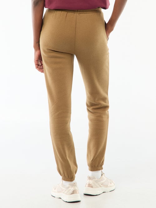 Pantalon de jogging femme en maille lourde - Kiabi