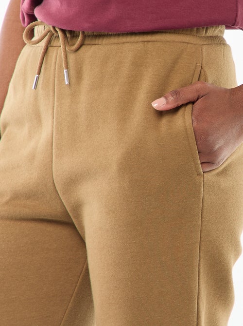 Pantalon de jogging femme en maille lourde - Kiabi
