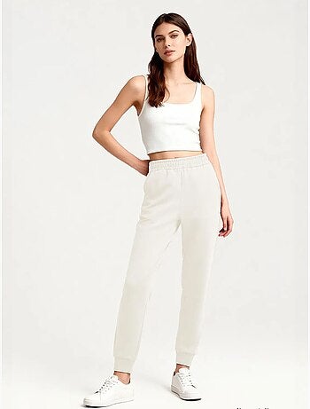 Pantalon de jogging femme en mélange de coton tommy