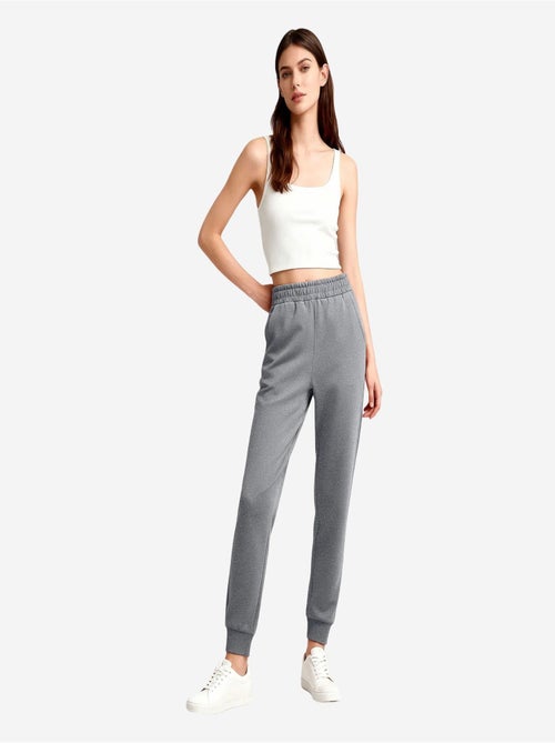 Pantalon de jogging femme en mélange de coton tommy - Kiabi Pantalon de jogging femme en mélange de coton tommy - Kiabi