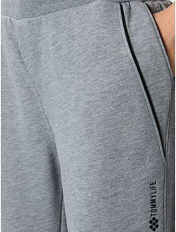 Pantalon de jogging femme en mélange de coton tommy