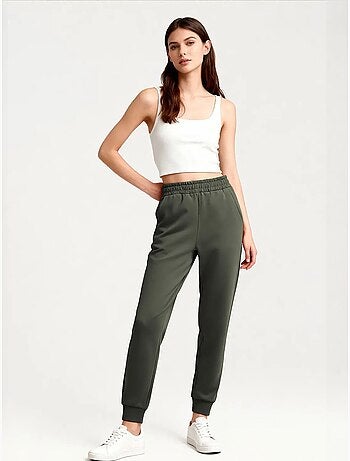 Pantalon de jogging femme en mélange de coton tommy