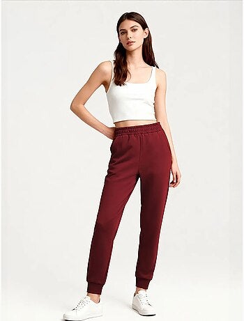 Pantalon de jogging femme en mélange de coton tommy