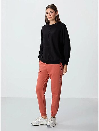 Pantalon de jogging femme en mélange de coton tommy