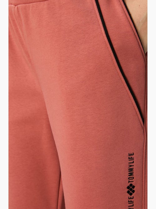 Pantalon de jogging femme en mélange de coton tommy - Kiabi Pantalon de jogging femme en mélange de coton tommy - Kiabi