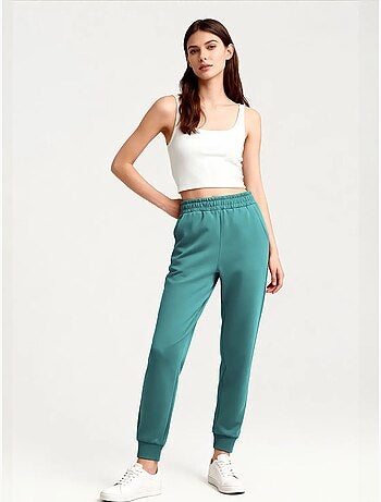 Pantalon de jogging femme en mélange de coton tommy