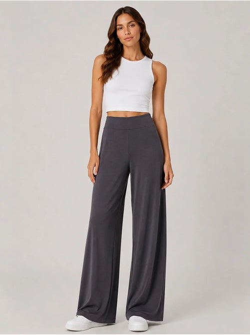 Pantalon de jogging femme en mélange de viscose tommy - Kiabi Pantalon de jogging femme en mélange de viscose tommy - Kiabi