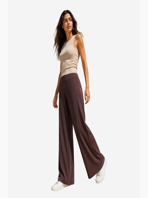 Pantalon de jogging femme en mélange de viscose tommy - Kiabi Pantalon de jogging femme en mélange de viscose tommy - Kiabi