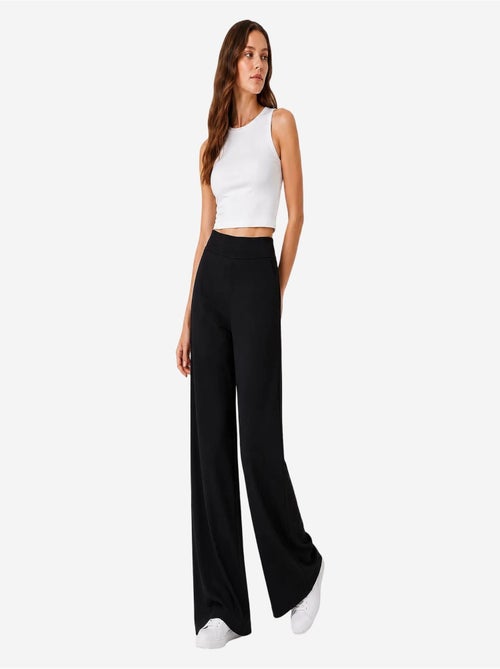 Pantalon de jogging femme en mélange de viscose tommy - Kiabi Pantalon de jogging femme en mélange de viscose tommy - Kiabi